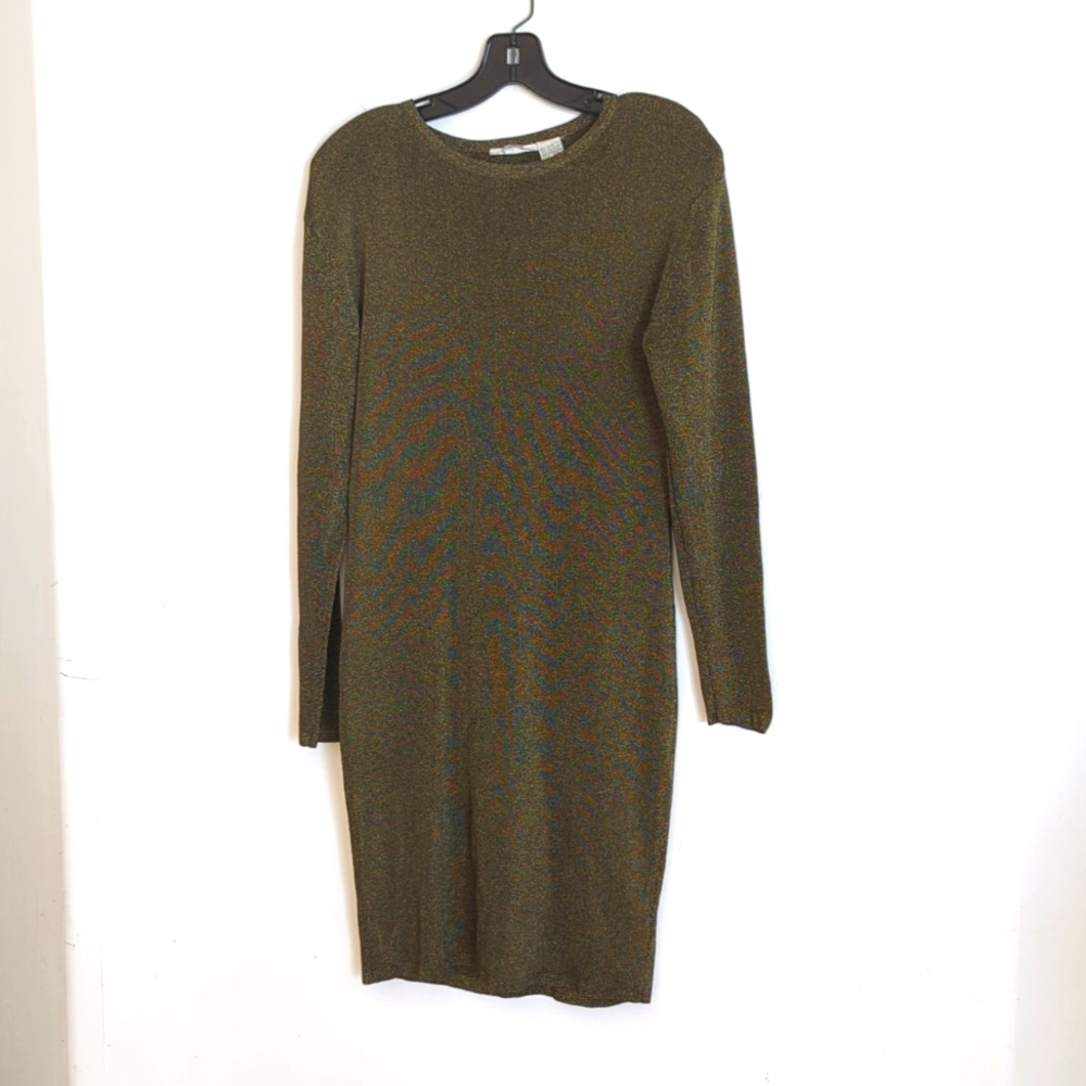 Anne Klein Gold Metalic Dress